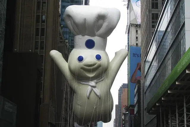 Hoo-hoo!  It's the Pillsbury Doughboy!